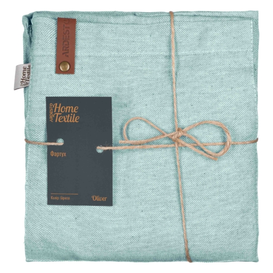 ARDESTO Apron Oliver, 100% cotton, turquoise ART12OT