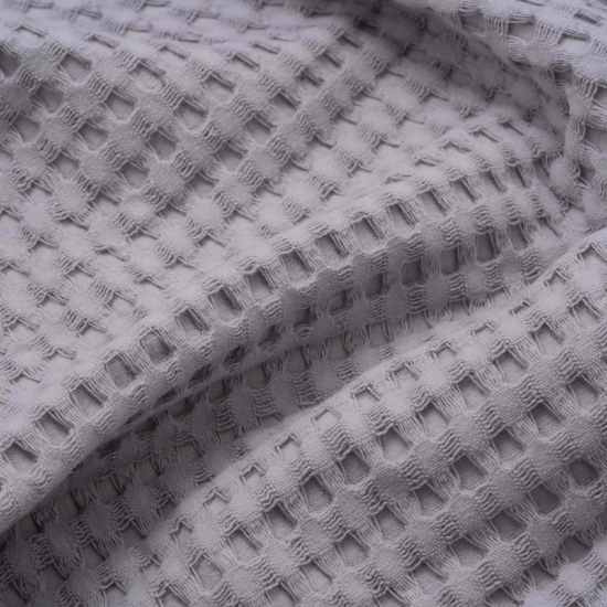 ARDESTO Pique blanket, 220x230cm, 100% cotton, light grey ART0822PL