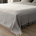 ARDESTO Summer blanket, 190х220cm, 100% cotton, grey ART0920SG