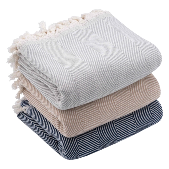 ARDESTO Summer blanket, 190х220cm, 100% cotton, grey ART0920SG