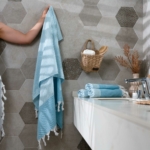 ARDESTO Towel SPA 90х180cm, 100% cotton, aqua ART2690AQ