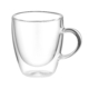 ARDESTO Double wall Mug Set with handle, 100ml, 2pcs, borosilicate glass, transparent AR2610BH