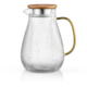 ARDESTO Pitcher with lid, 1480ml, borosilicate glass, stainless steel, bamboo, transparent AR2614BS