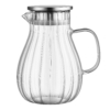 ARDESTO Pitcher with lid Iceberg, 1500ml, borosilicate glass, stainless steel, transparent AR2615GA