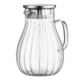 ARDESTO Pitcher with lid Iceberg, 1500ml, borosilicate glass, stainless steel, transparent AR2615GA