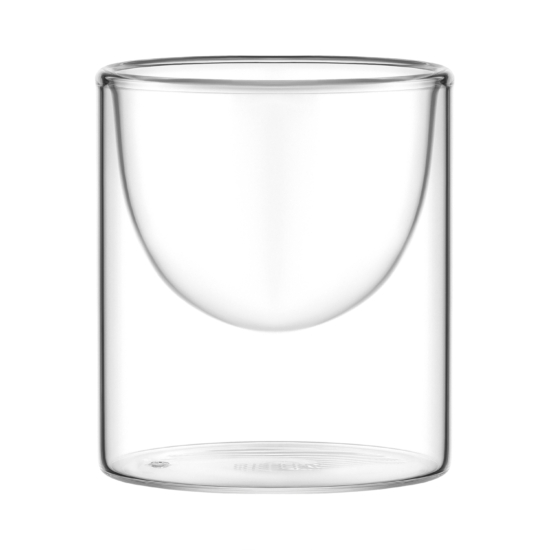 ARDESTO Double wall Dessert Glasses Set, 170ml, 2pcs, borosilicate glass, transparent AR2617BCR