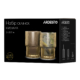 ARDESTO Low Glasses Set, 200ml, 2pcs, glass, golden AR2620GG