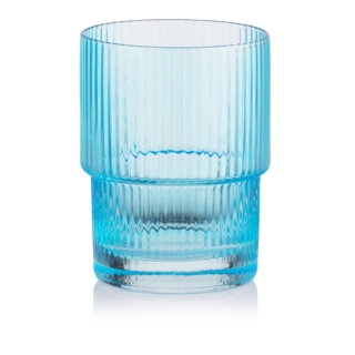 ARDESTO Low Glasses Set, 200ml, 2pcs, glass, blue AR2620SBL