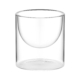 ARDESTO Double wall Dessert Glasses Set, 220ml, 2pcs, borosilicate glass, transparent AR2622BCR