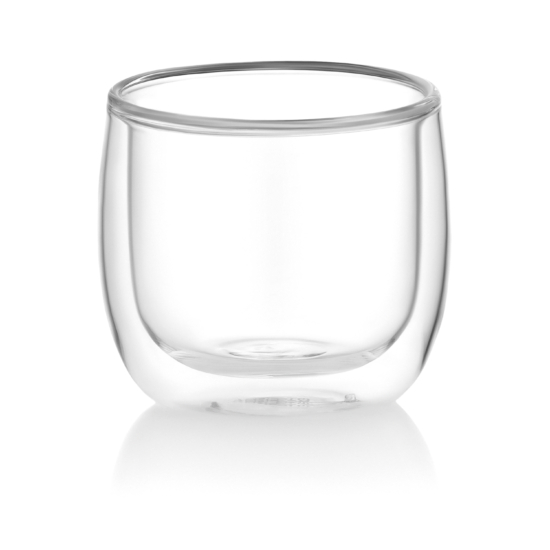 ARDESTO Double wall Mug Set, 260ml, 2pcs, borosilicate glass, transparent AR2626B