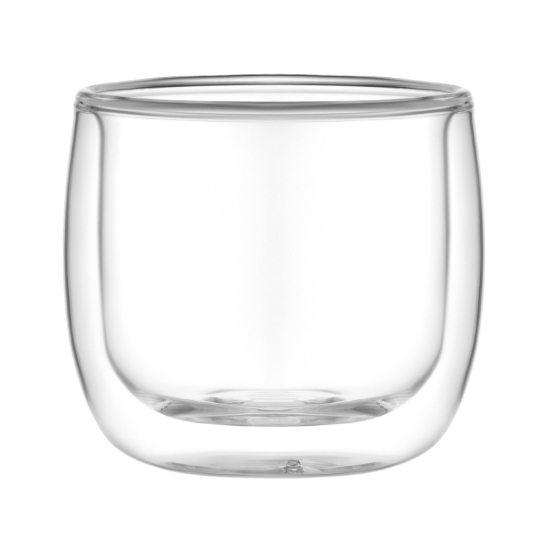 ARDESTO Double wall Mug Set, 260ml, 2pcs, borosilicate glass, transparent AR2626B