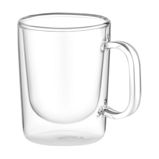 ARDESTO Double wall Mug Set with handle, 270ml, 2pcs, borosilicate glass, transparent AR2627BH