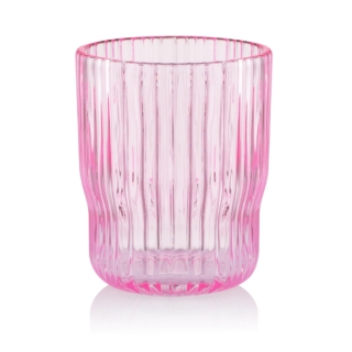 Ardesto Low Glasses Set, 300ml, 2pcs, glass, pink AR2630SPN