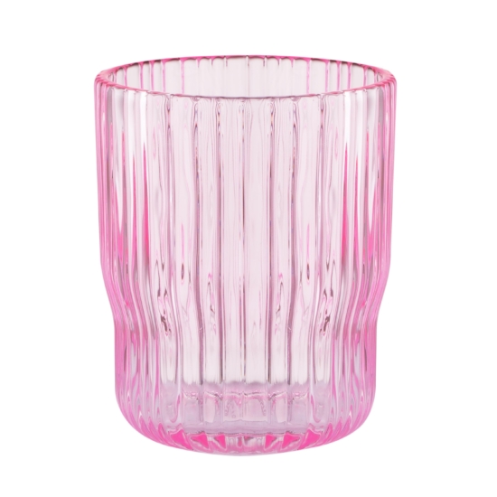 Ardesto Low Glasses Set, 300ml, 2pcs, glass, pink AR2630SPN