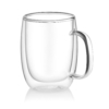 ARDESTO Double wall Mug Set with handle, 350ml, 2pcs, borosilicate glass, transparent AR2635BWH