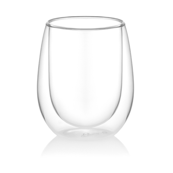 ARDESTO Double wall Mug Set, 350ml, 2pcs, borosilicate glass, transparent AR2635BW