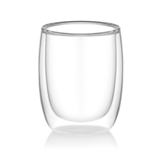 ARDESTO Double wall Mug Set, 350ml, 2pcs, borosilicate glass, transparent AR2635B