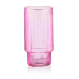 ARDESTO Long Glasses Set, 380ml, 2pcs, glass, pink AR2638SPN