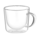 ARDESTO Double wall Mug Set with handle, 450ml, 2pcs, borosilicate glass, transparent AR2645BH