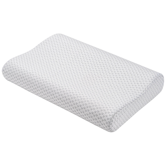 ARDESTO Contour Pillow Sleepwell, 60х40х11/9cm, aircell memory foam, white ART6040COP