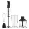 Blender ARDESTO submersible, 1000W, 3in1, bowl-600ml, chopper 500 ml black-silver HBG-1000WHCHC