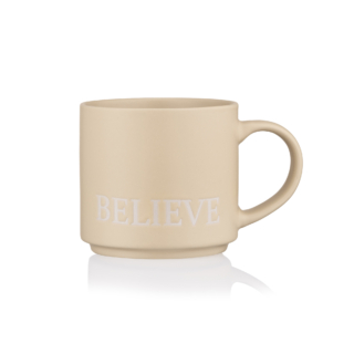 ARDESTO Mug Believe, 420ml, ceramic, yellow AR3043Y