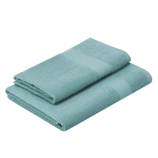 ARDESTO Terry Towel Set Essence 50х90cm, 70х140cm, 2pcs, 100% cotton, aqua ART2358AQ