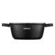 ARDESTO Casserole with glass lid Gemini Anzio, (18 cm), 1.8l, aluminium, black