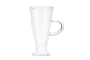 ARDESTO Double Wall Mug Set with handles, 230ml, 2pcs, borosilicate glass, transparent AR2623BHR