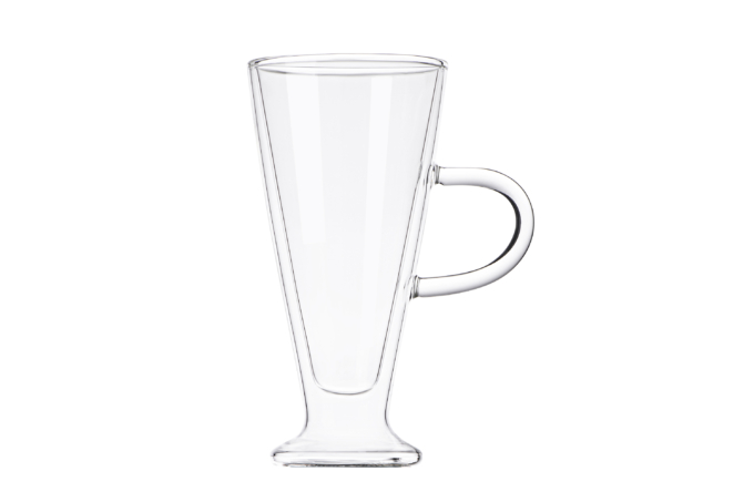 ARDESTO Double Wall Mug Set with handles, 230ml, 2pcs, borosilicate glass, transparent AR2623BHR