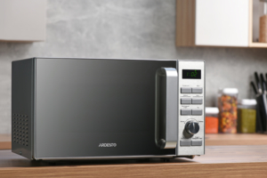 ARDESTO Microwave oven, 20L, electronic control, 700W, display, handle opening, silver