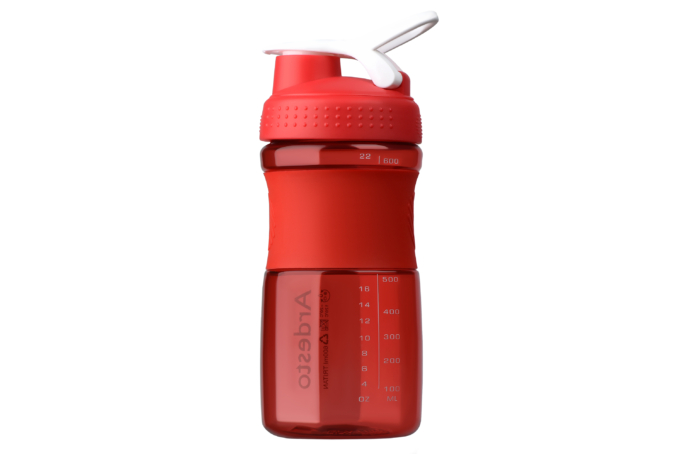 ARDESTO Bottle 600 мл, red , tritan