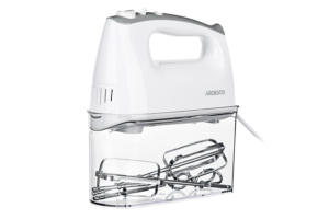 ARDESTO hand mixer 400W, nozzles-4 beaters, turbo mode, white