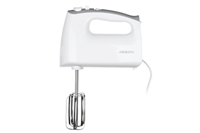 ARDESTO hand mixer 400W, nozzles-4 beaters, turbo mode, white