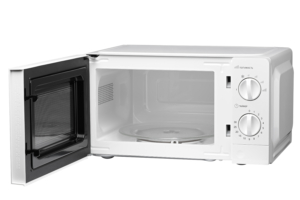 ARDESTO Microwave oven, 20L, mechanical control, 700W, button opening, white