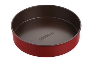 ARDESTO Baking pan Golden Brown, 24x24x5cm, carbon steel, round, brown-red