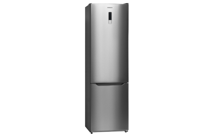 ARDESTO DNF-M326[Ref with bottom freezer, 201×59.5×63, ref-245L, freez.-76L, 2doors, A++, NF, display ext, fresh zone, inox]