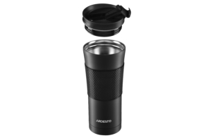 ARDESTO Travel mug To Go 450 ml, s/s, black