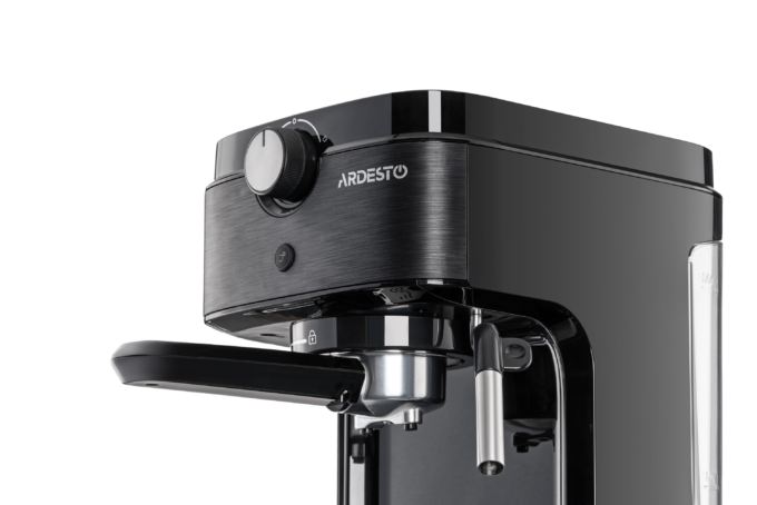 ARDESTO coffee maker carob 1l, ground, hand capuchino maker, black