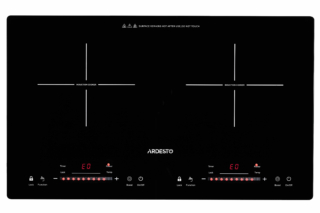 ARDESTO Плитка настільна індукційна , комф. – 2, горизон., 1.3+1.8Вт, управл – сенсор, таймер, boost, чорний