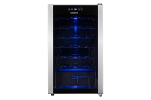 ARDESTO Wine cooler, 84.2x48x44, freez.-96L, 1 zone, bottles -34, ST, display int, black