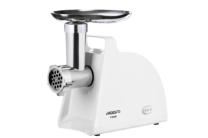 ARDESTO Meat grinder, 1700W, prod.-1.6kg/min, 2 cutting plates+for sausag.plates, plastik, white