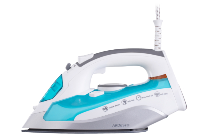 ARDESTO Iron IR-C2228-TQ, 2200W, 280ml, steam boost, ceramic soleplate, blue