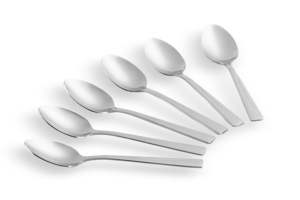 ARDESTO Teaspoon set Gemini Flying 6 pcs, stainless steel