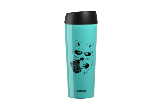 ARDESTO Coffee time thermal mug[Raccon]