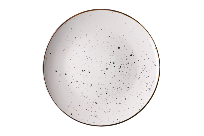 ARDESTO Dinner plate Bagheria Bright white, 26cm, ceramics, white