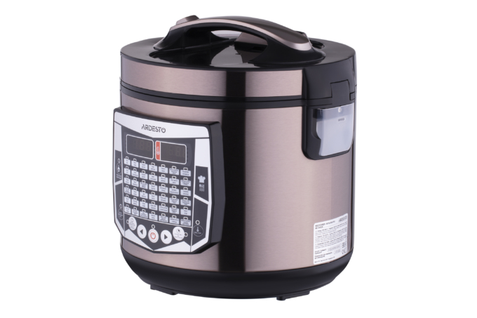 ARDESTO multicooker, 860W, bowl-4l, electronic control, recipes book, plastic, champagne