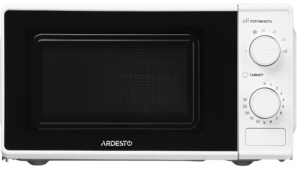 ARDESTO Microwave oven, 20L, mechanical control, 700W, button opening, white