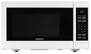 ARDESTO Microwave oven, 23L, electronic control, 900W, display, button opening, white