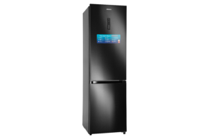 ARDESTO Ref with bottom freezer, 201.8×59.5×66, ref-256L, freez.-104L, 2doors, A++, NF, display ext, fresh zone, black